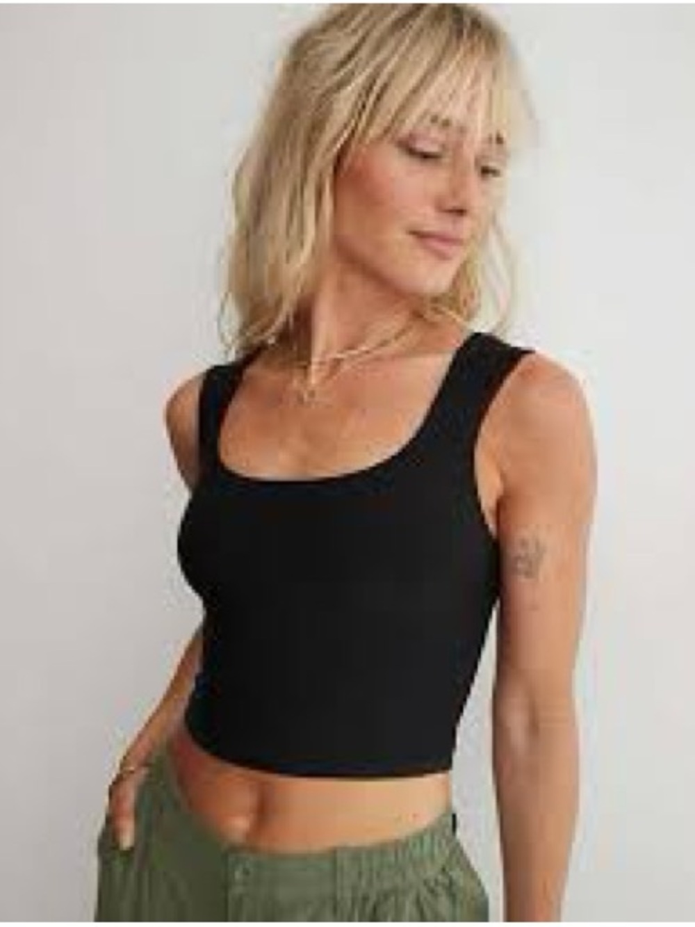 Smoothez By Aerie Square Neck Crop